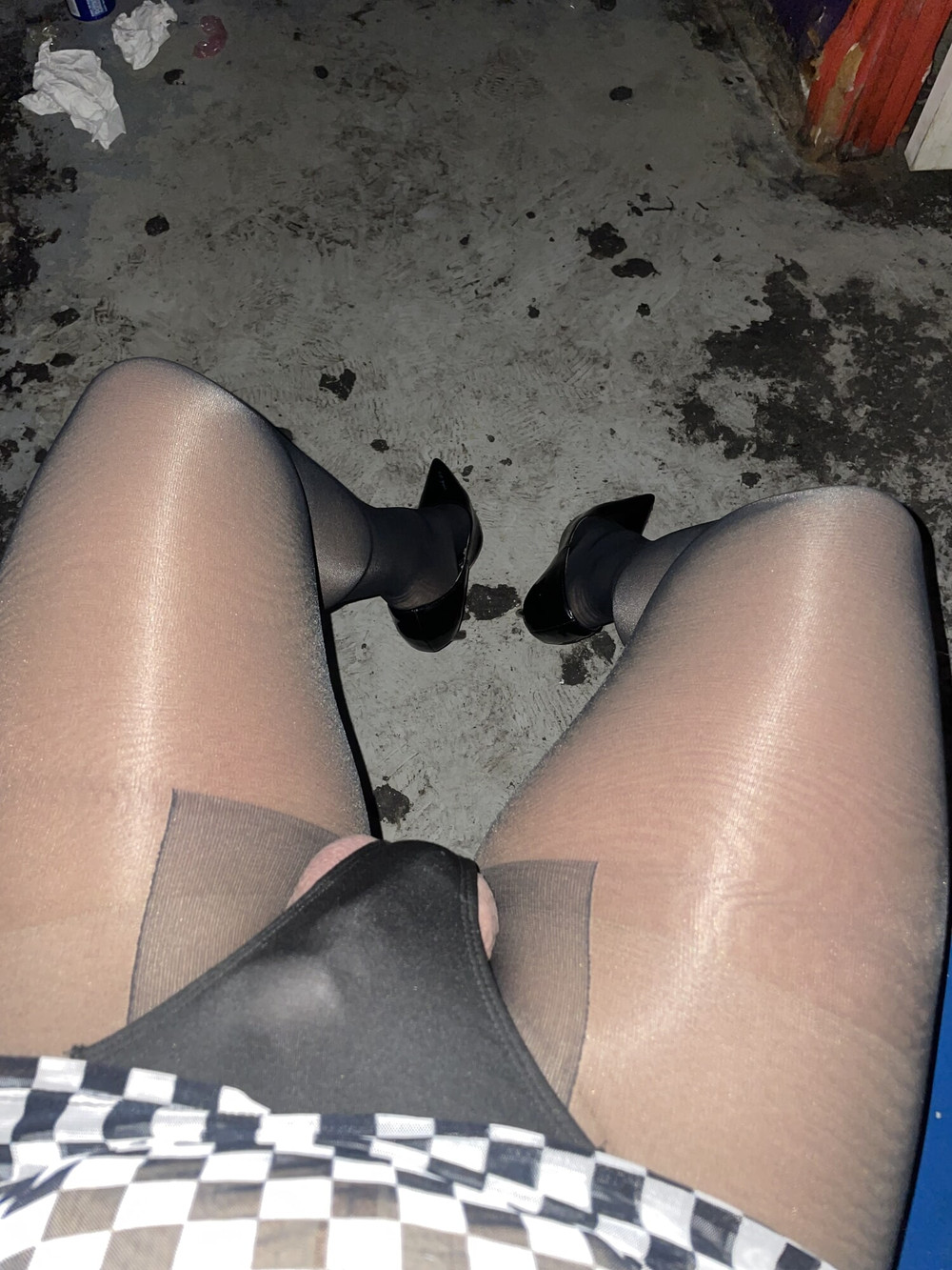 TXPANTYHOSE Crossdresser at the ABS #3