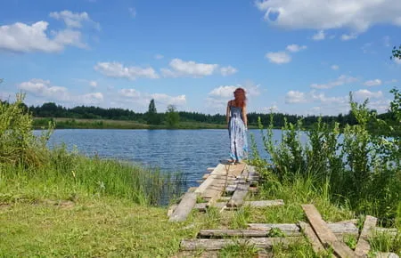 near koptevo pond         