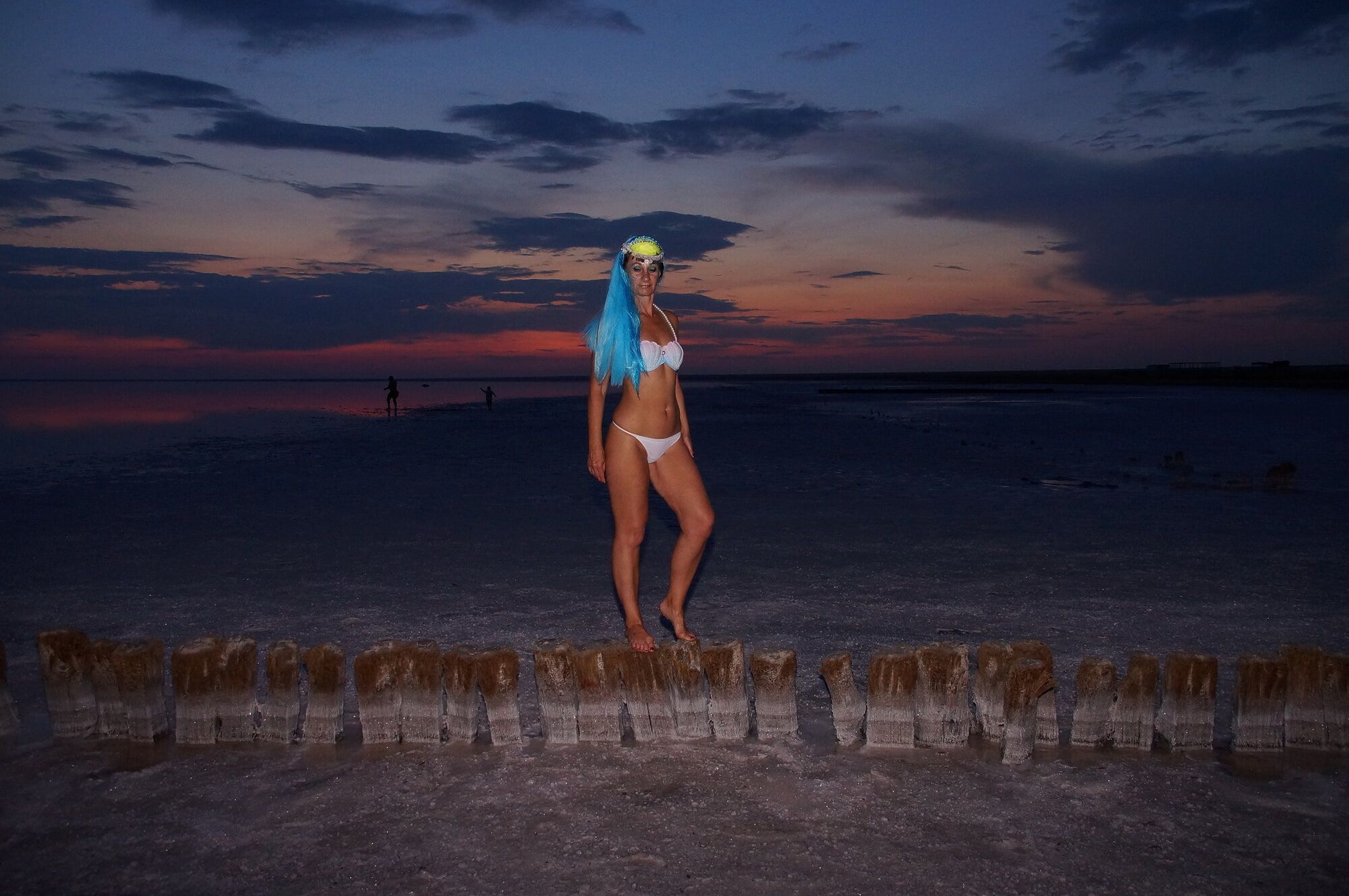 Bikini on Sunset Background #13