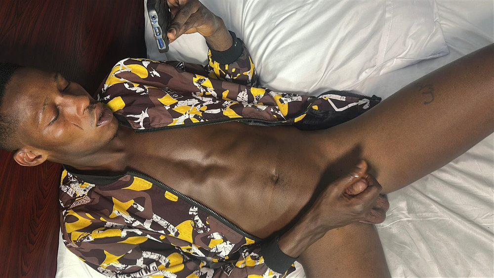 Masturbating my Black dick #11