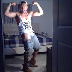 Late Night Muscle Flexing