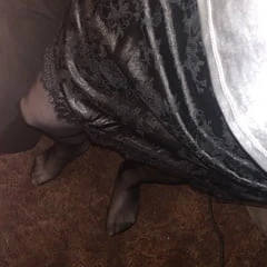  Satin skirt 