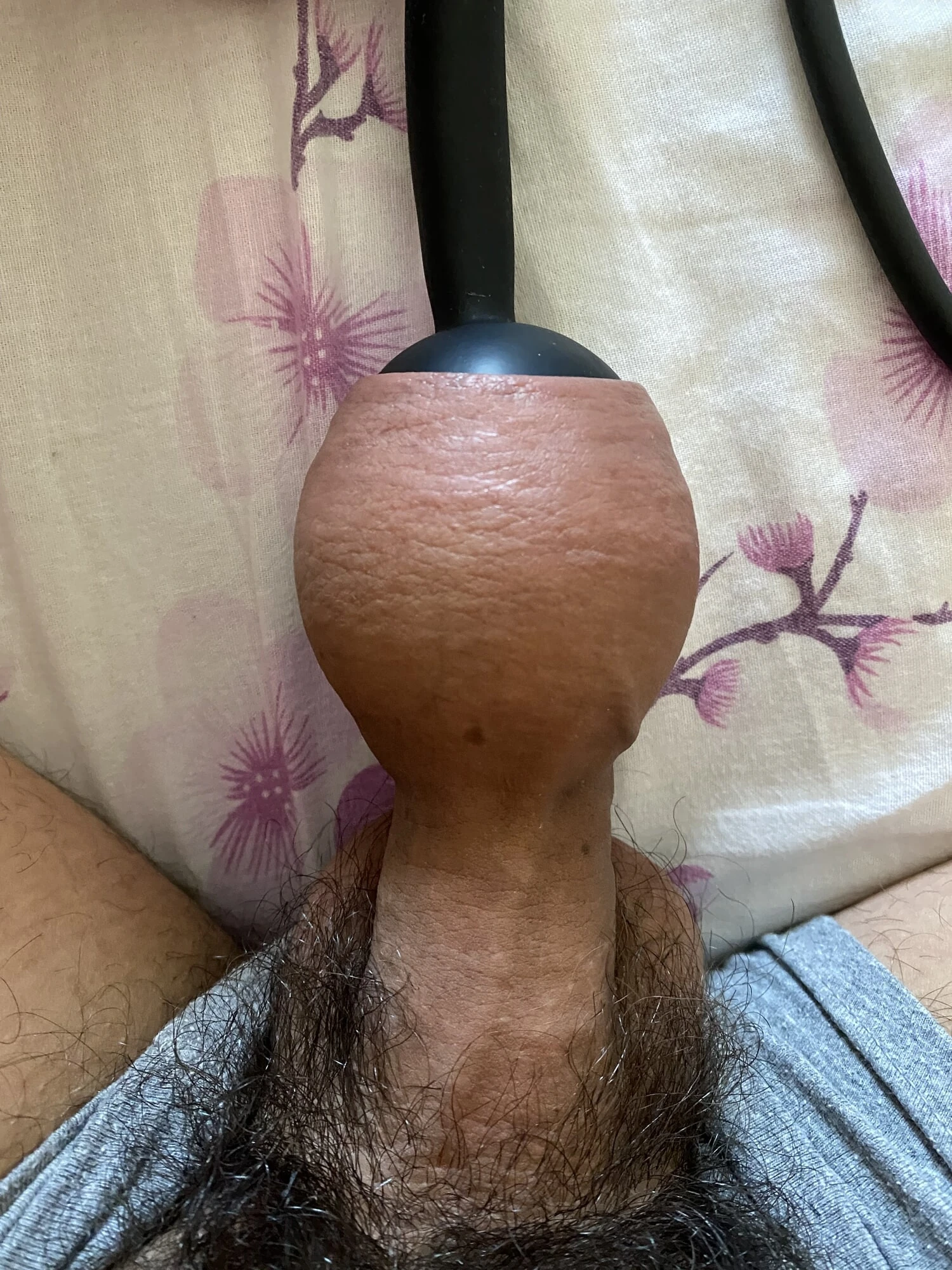 Air pump inflation porn
