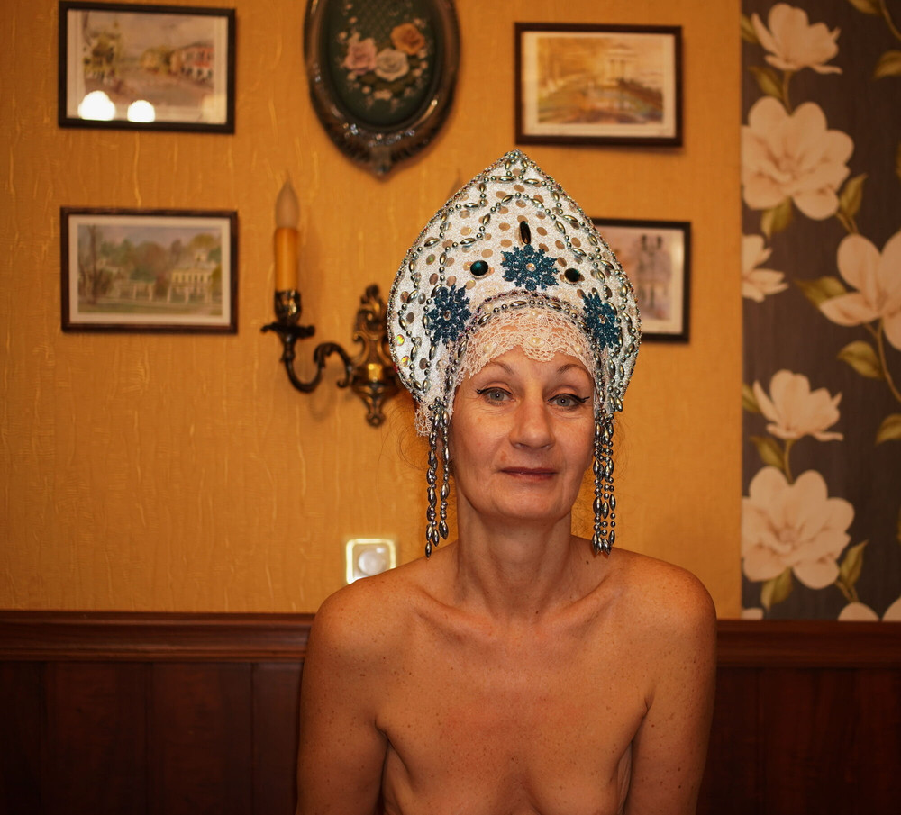 In russian headcover #36