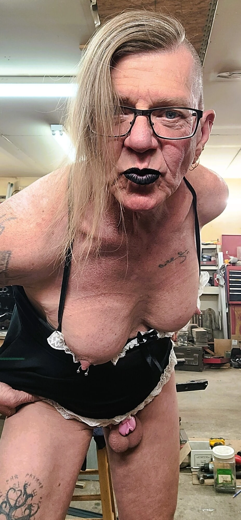 sissy slut plugged and caged  #28