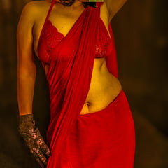 Red Saree