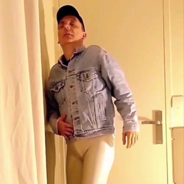 Best Moments - White Vinyl Leggings and Dildo Riding #8