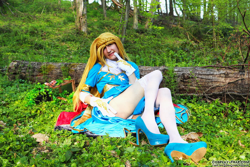 Zelda Frisky Forest Frolic trap Cosplay  #2