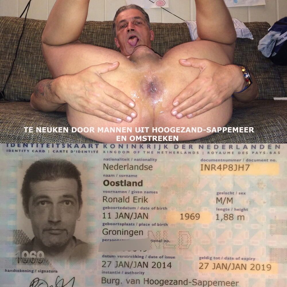 Dutch Horny Gay Slut and Anal Whore Ron Oostland