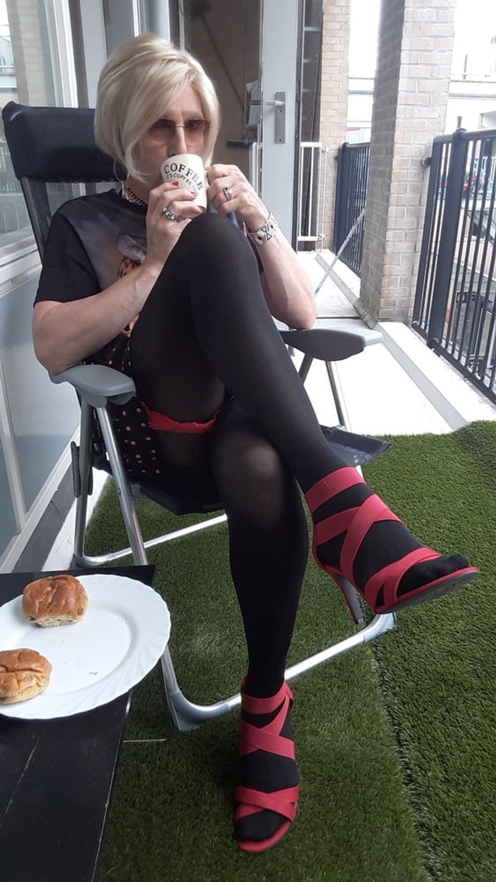 Mrs Samantha, casual shots enjoying life as a Tgirl!