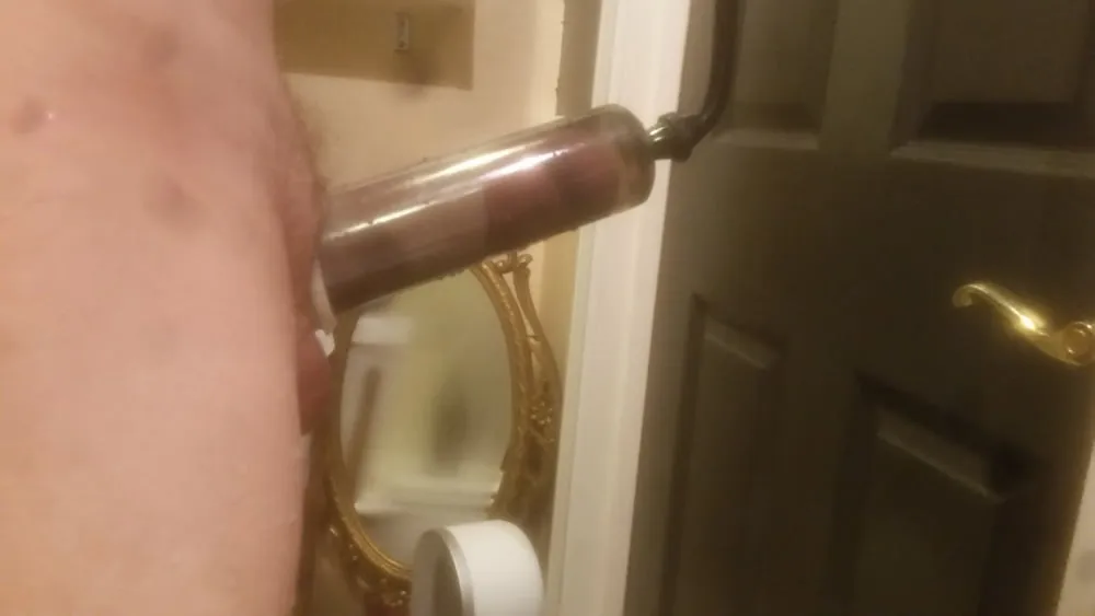 Cock pumping and dick stretching  #4