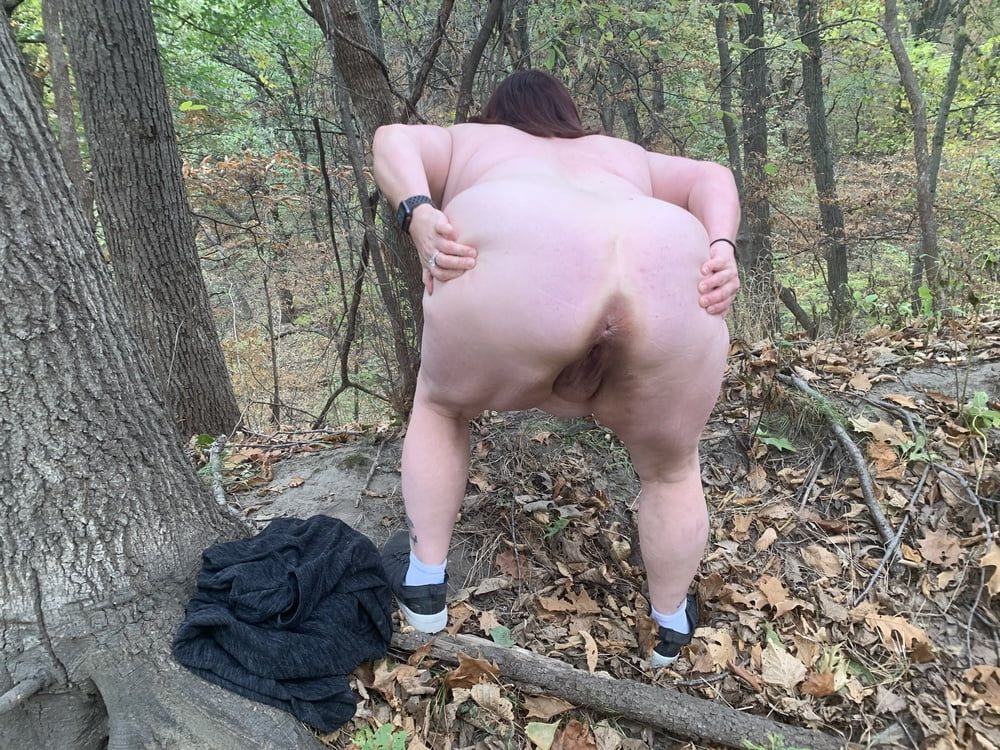 Sexy BBW Pussy in the Woods #17
