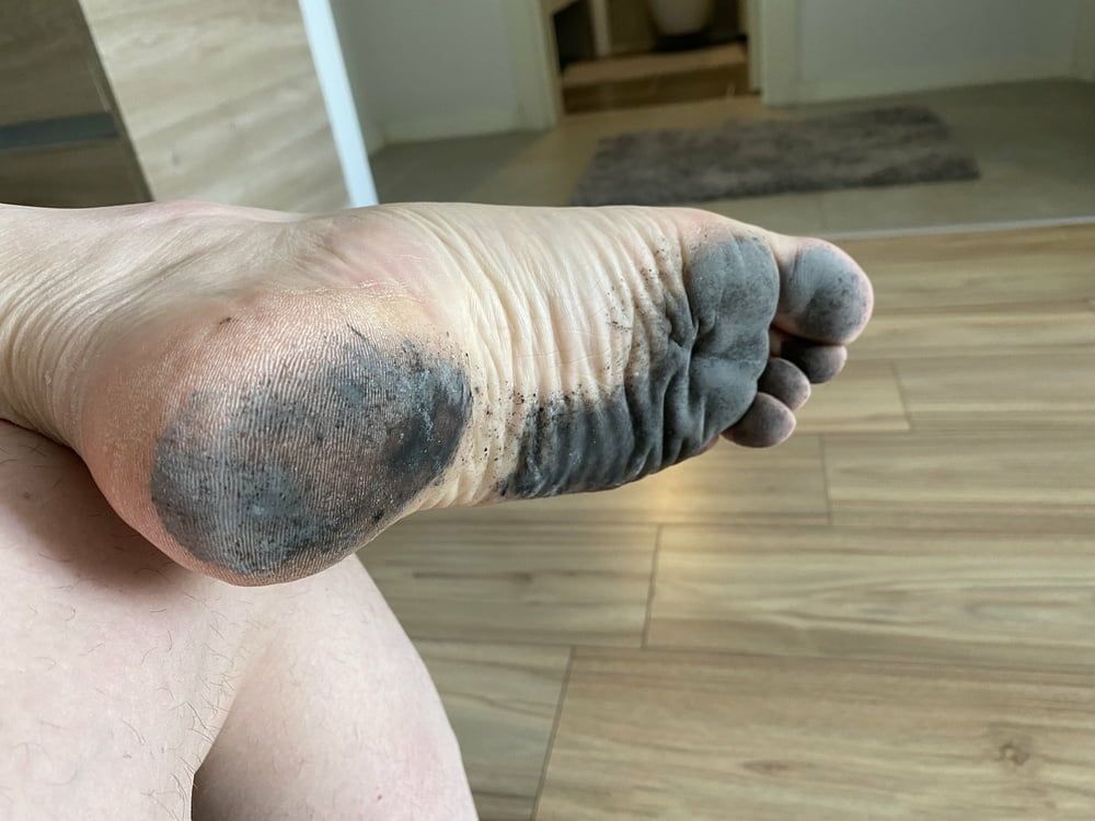My dirty feet and ass #7