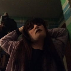 Lavender lady (goth tranny)