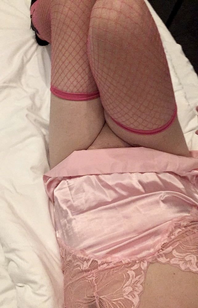 Pink Fishnet Stockings #5