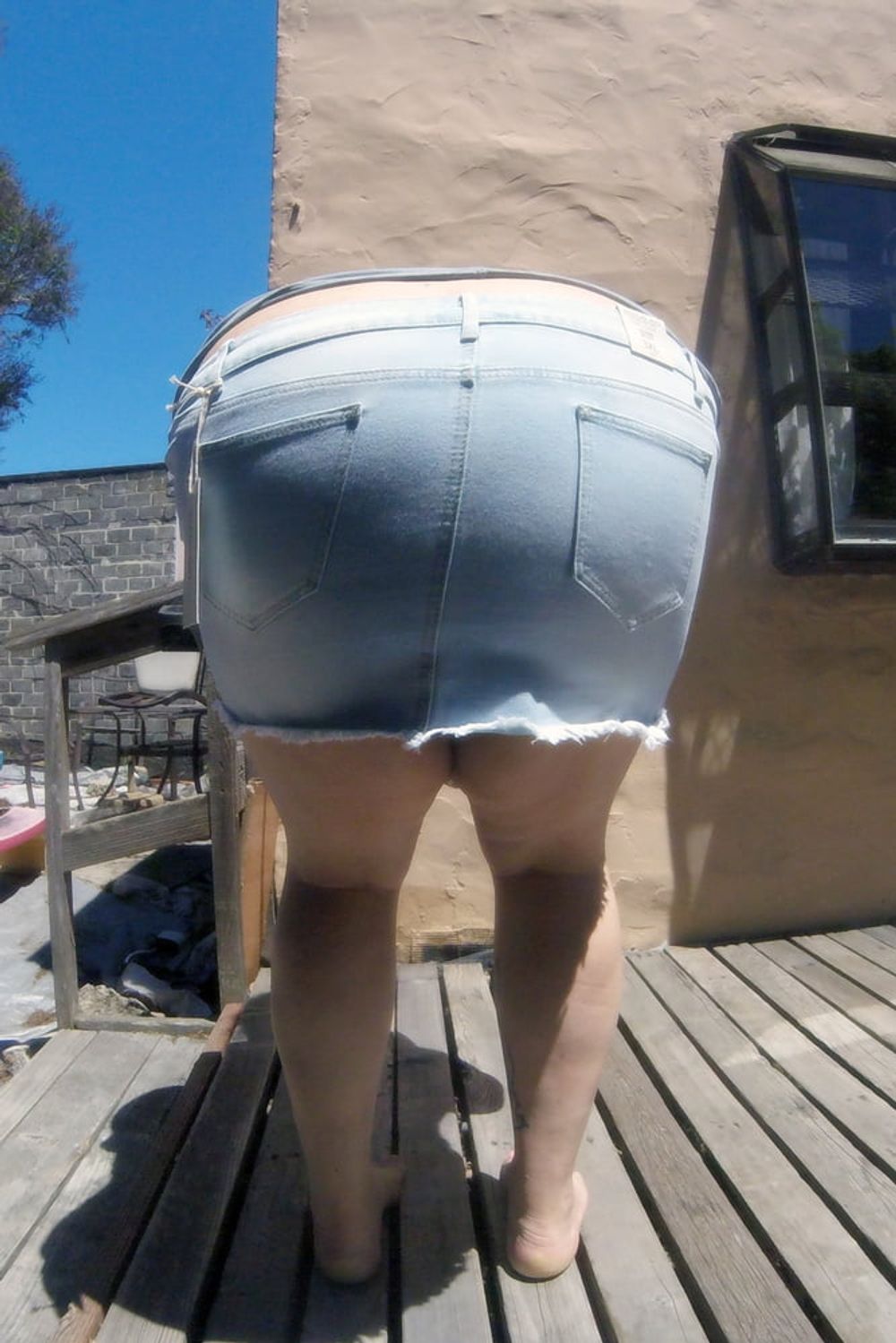 My New Denim Miniskirt #3