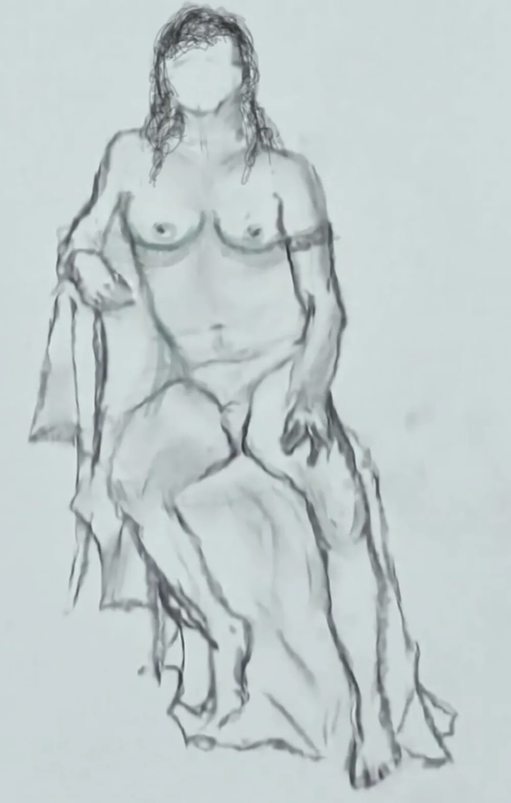 Transgirl Life Drawing #5