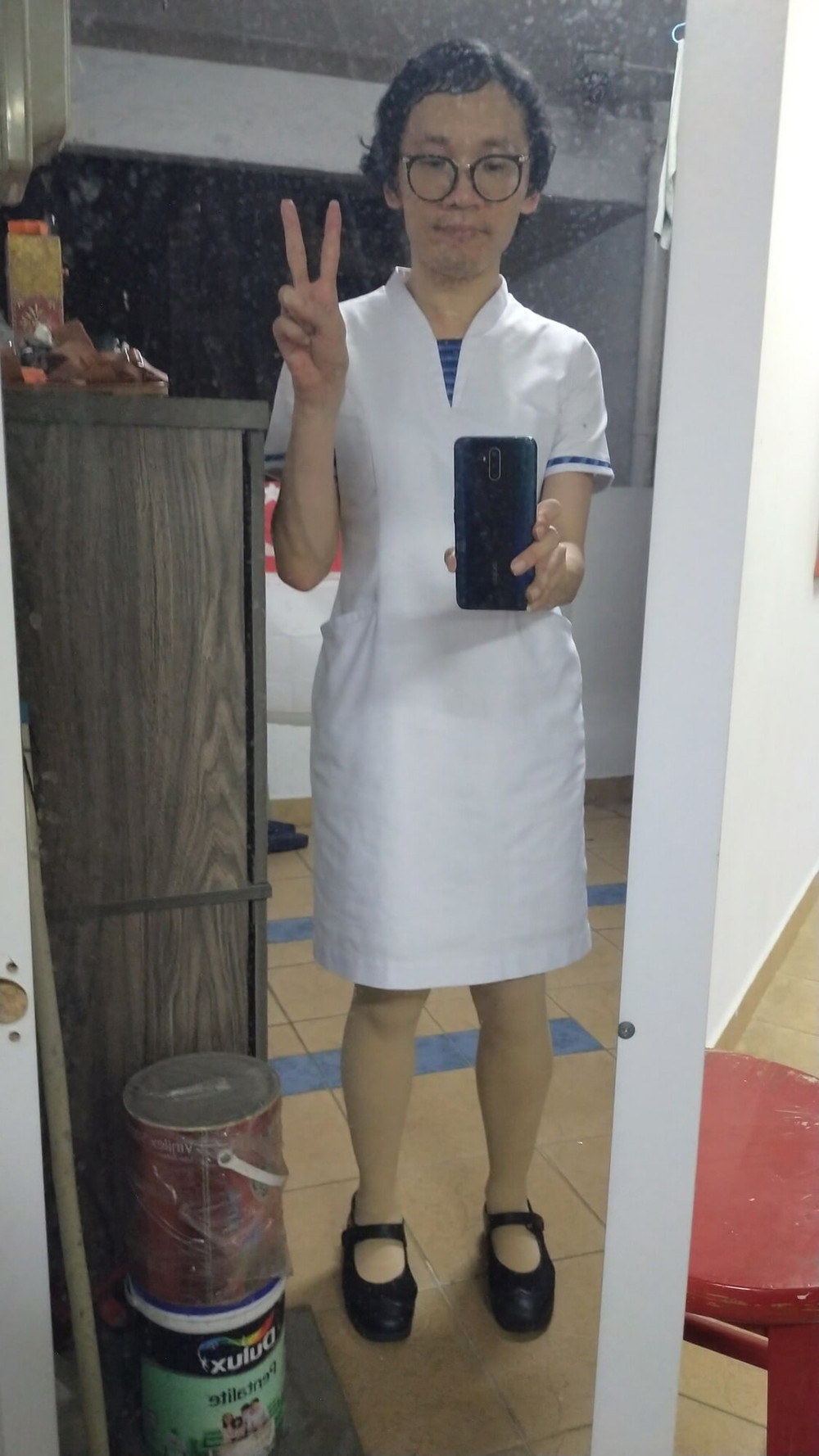 Celebrate nurses day by wearing a nurse uniform yourself. #24