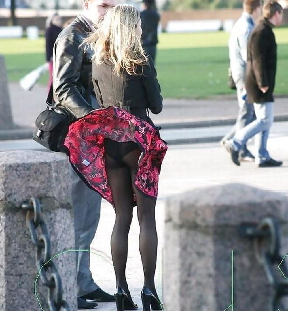 pantyhose upskirts #49