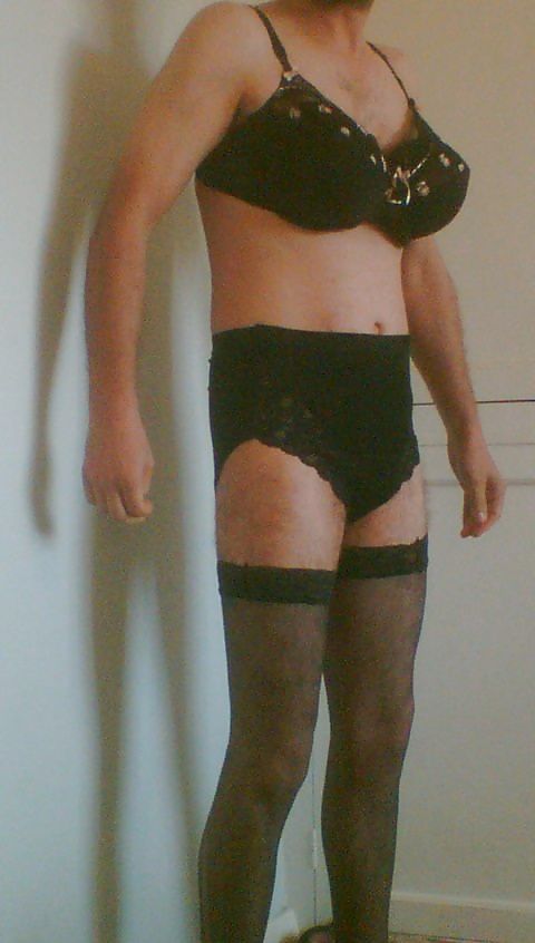 More dressing up in my wife's clothes. #4