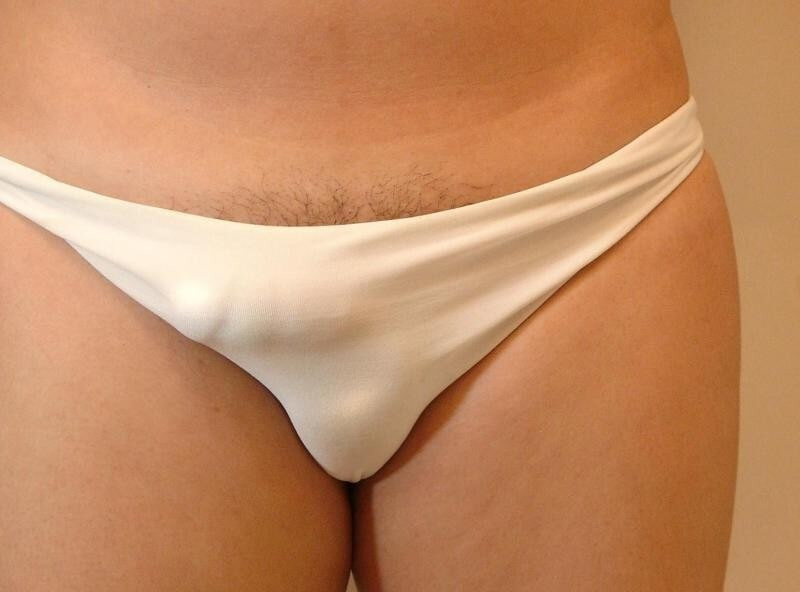 Hard shaved panty buldge #38