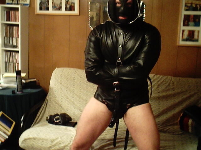 Pictures of me in rubber leather bondage gear #5