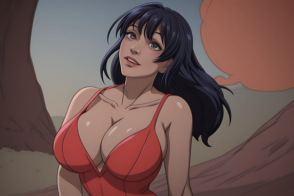 Sexy Dark Hair Hentai #11