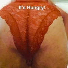 Orange lingerie 