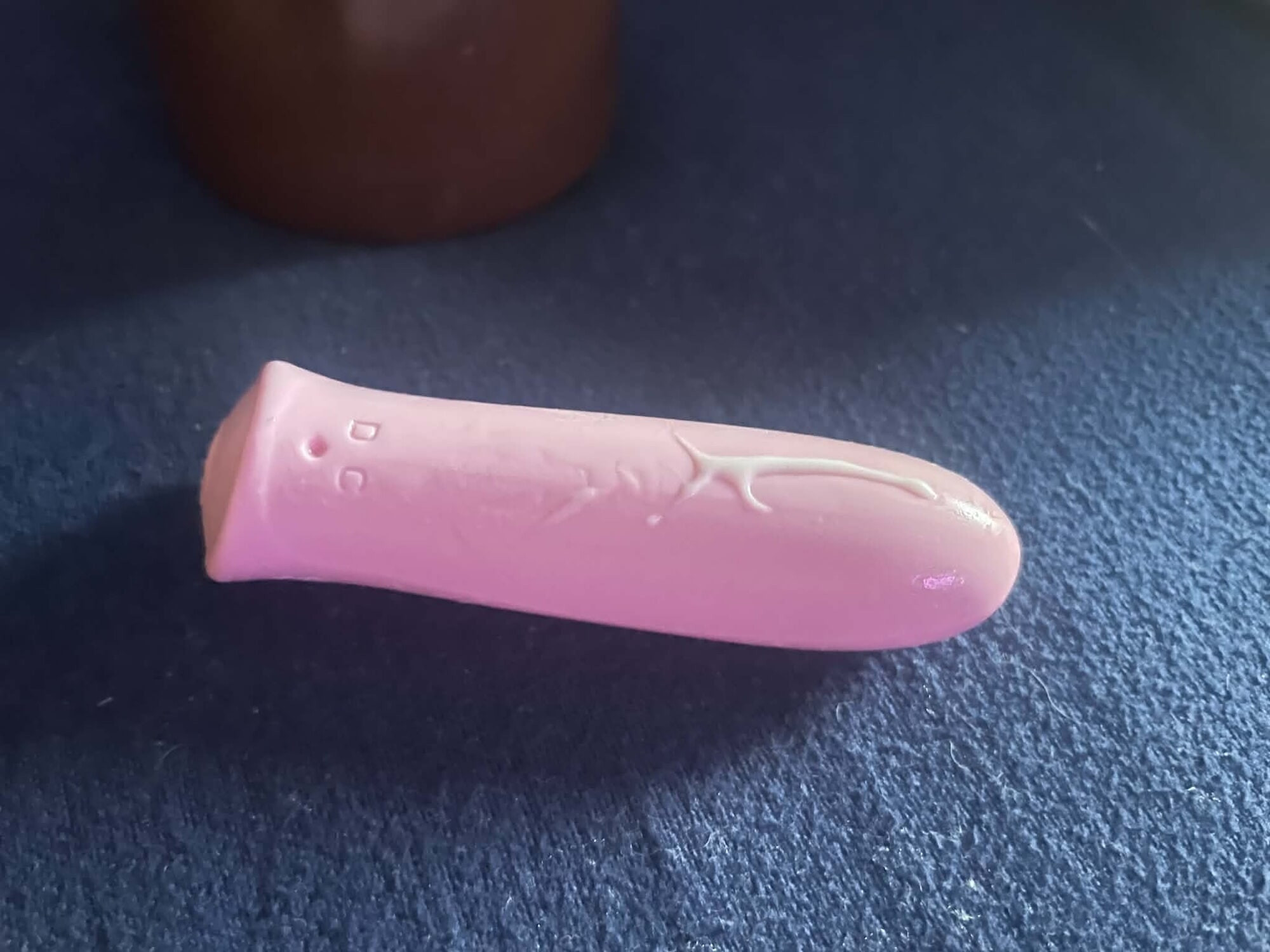 Little Pink Vibrator Tiny Dildo on My Tight Little Pussy