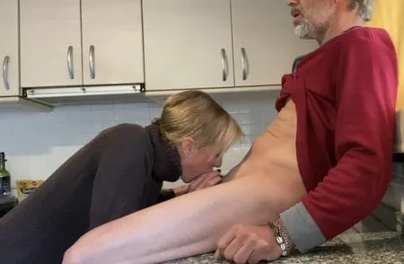 eating pussy and blowjob in the kitchen by wildspaincouple         