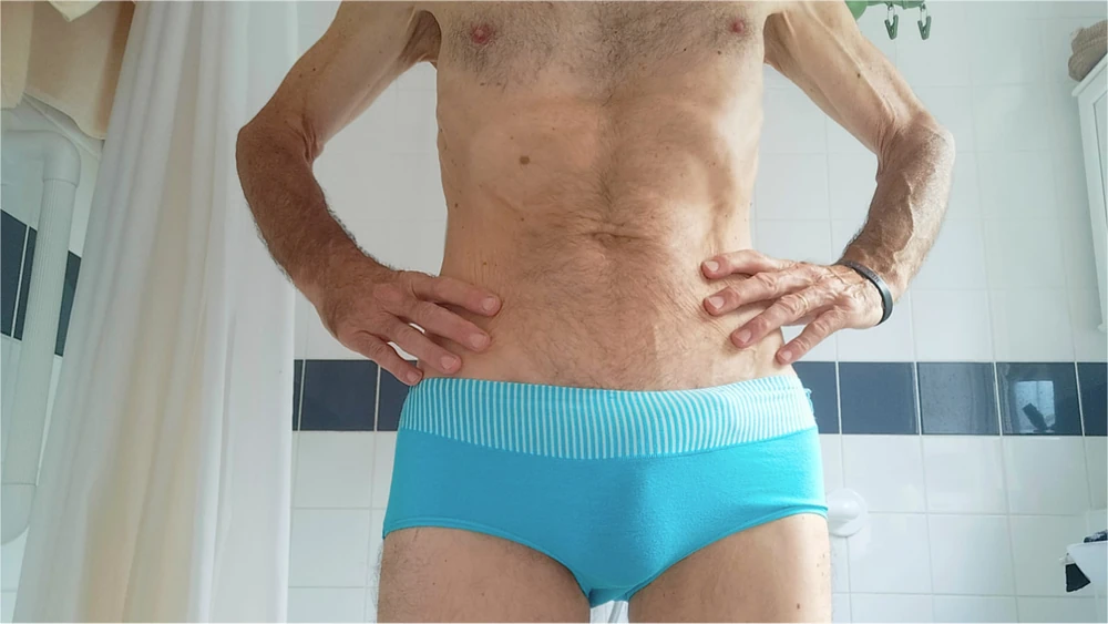 More of my cock in hot pants underwear - Hypospadias UK #4