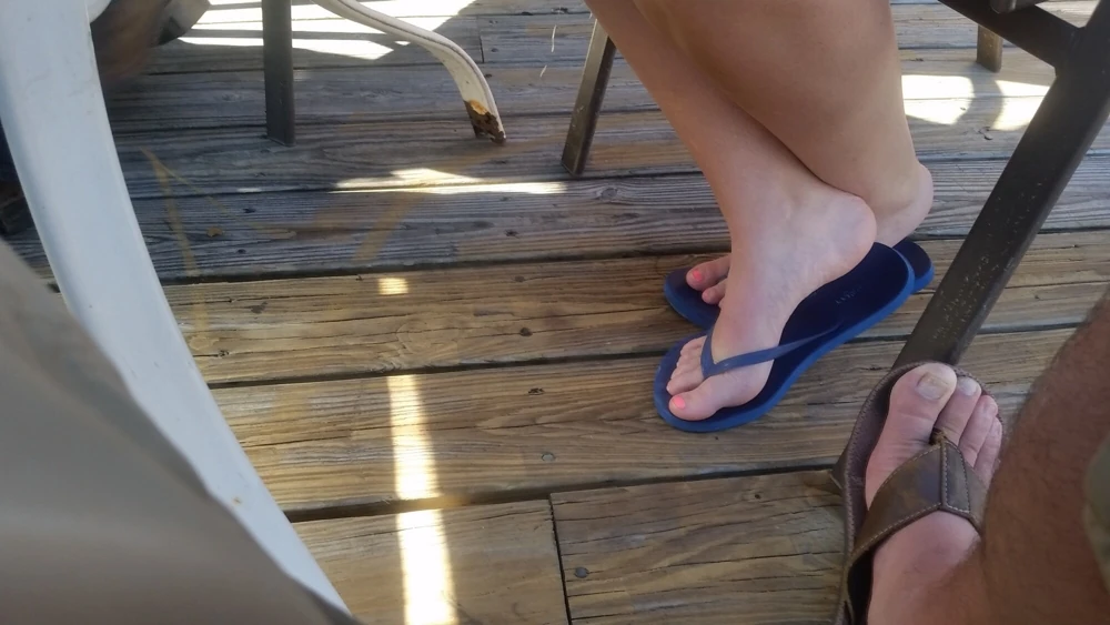 My girls feet in different situations and sandal #5