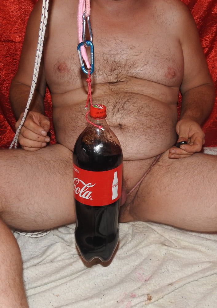 Ballbusting with Coke Bottle #22