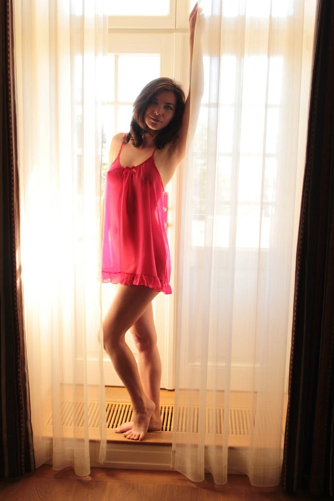 Red negligee  #6