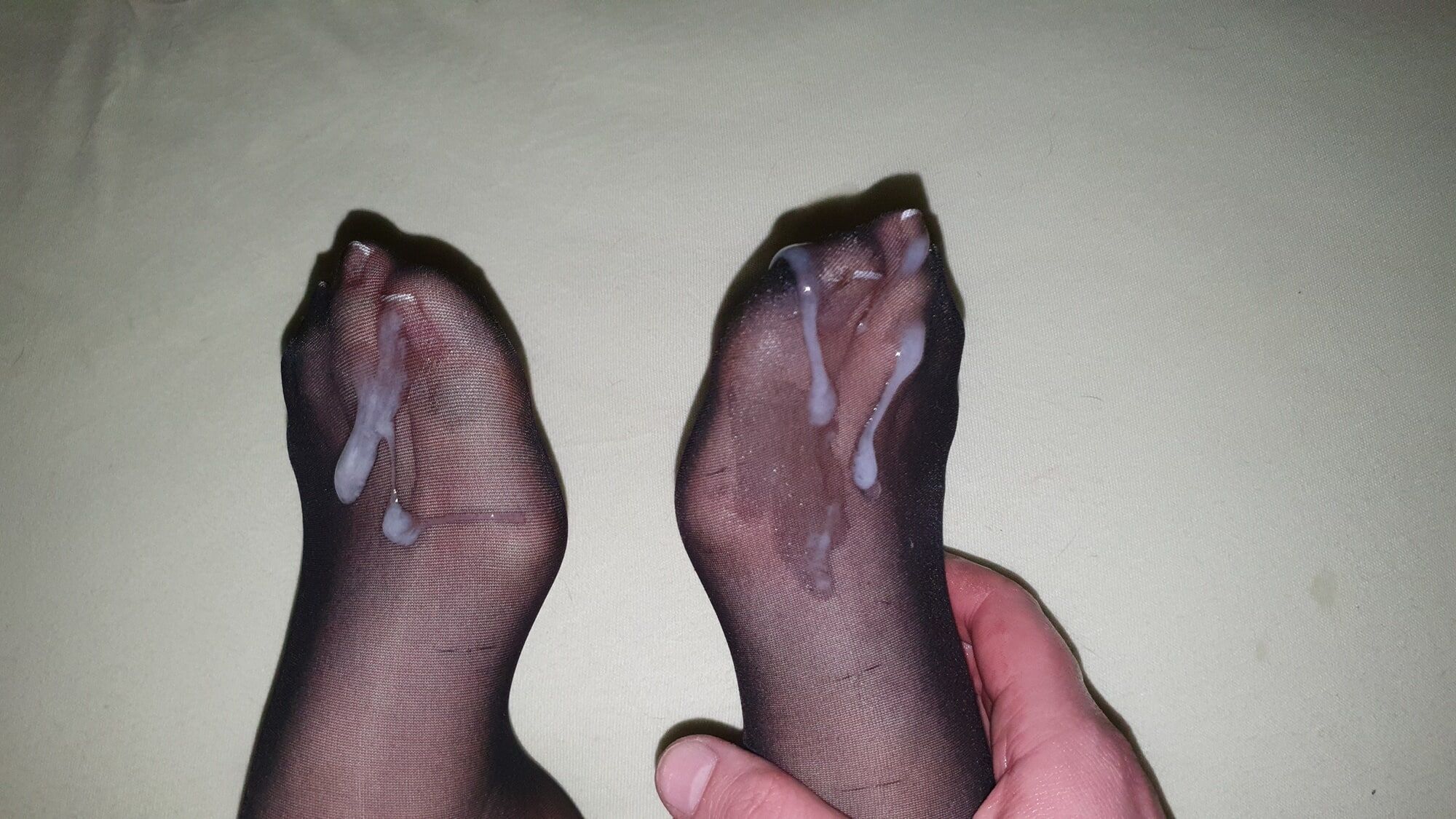 Semen on wife&#039;s feet all the time #4