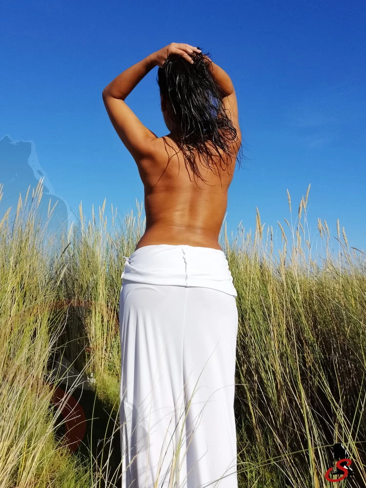 stripping on the beach #4