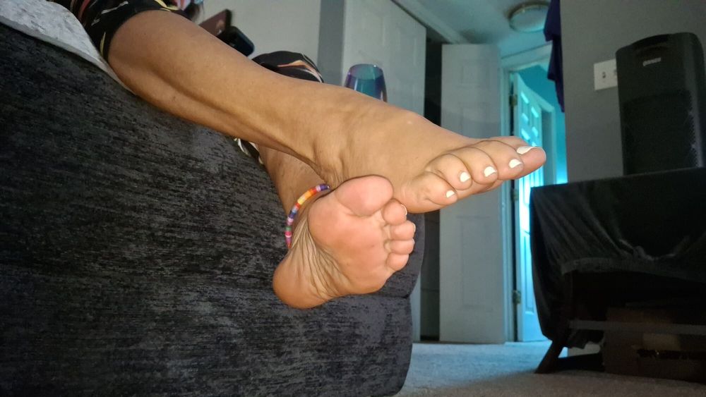 Girlfriend soles in your face #8