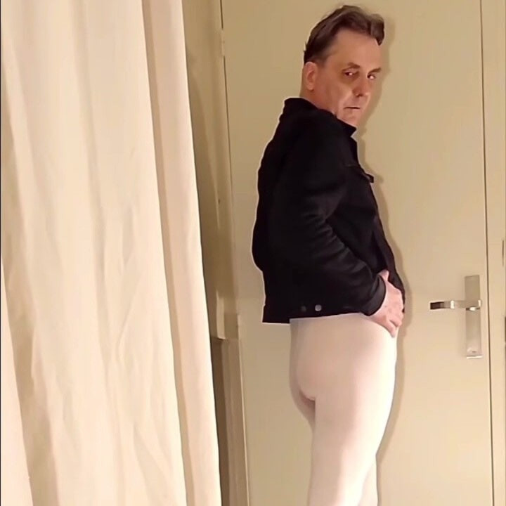 Best Moments - Open White Pantyhose and Handjob #32