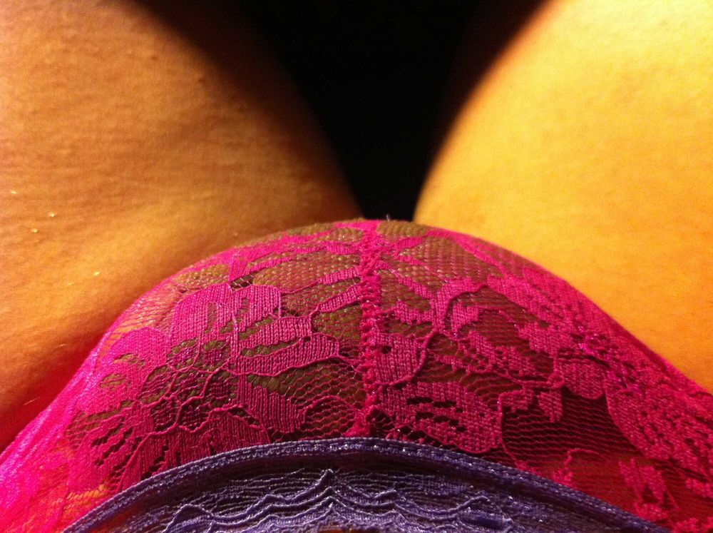 horny sissy danipig hard in panties #2