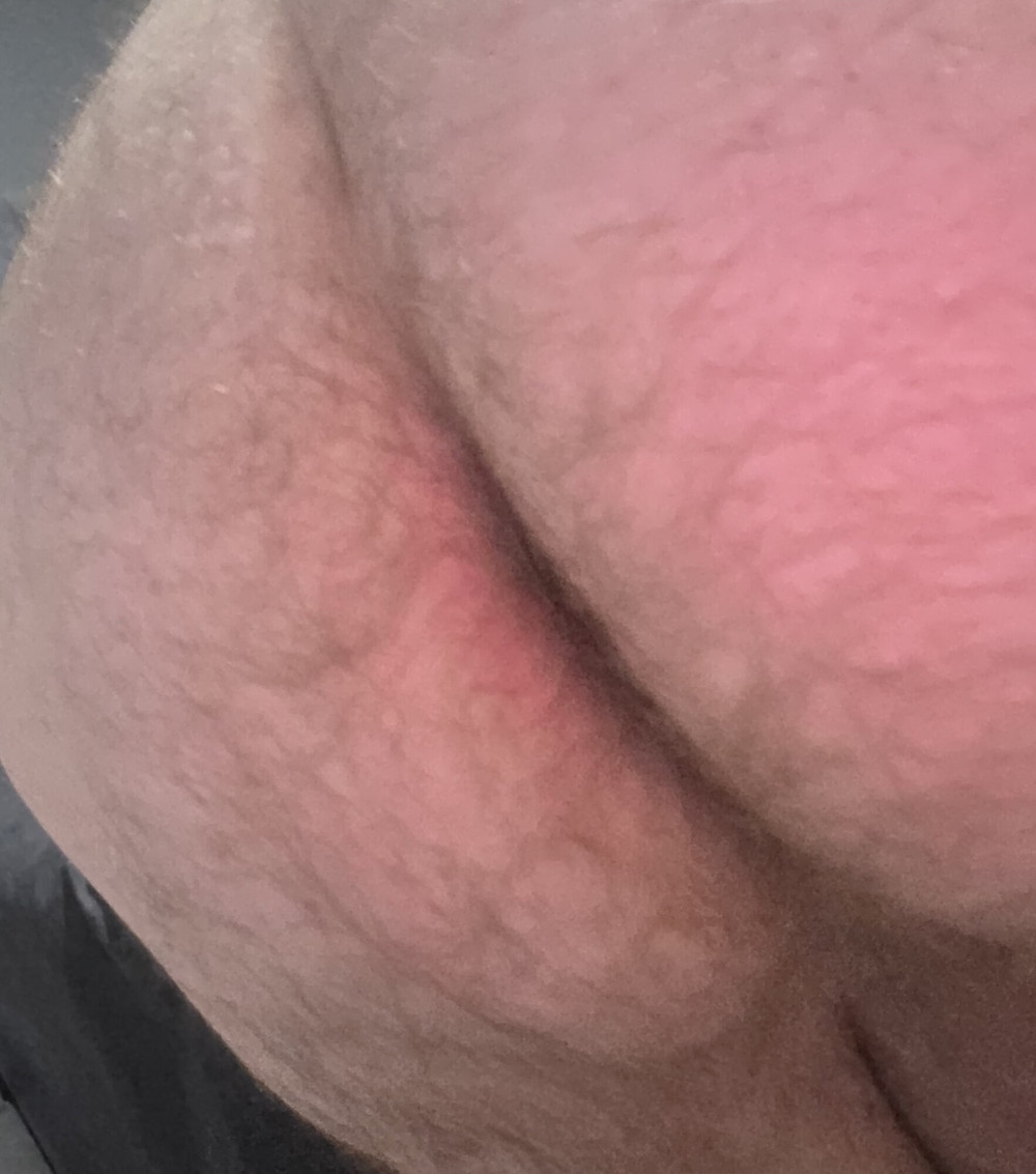 Tied balls and my hairy bum #4