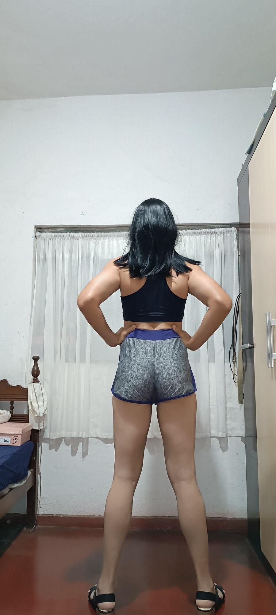 Sakura Nakamura Shorts jeans  And Shorts Gym  #59