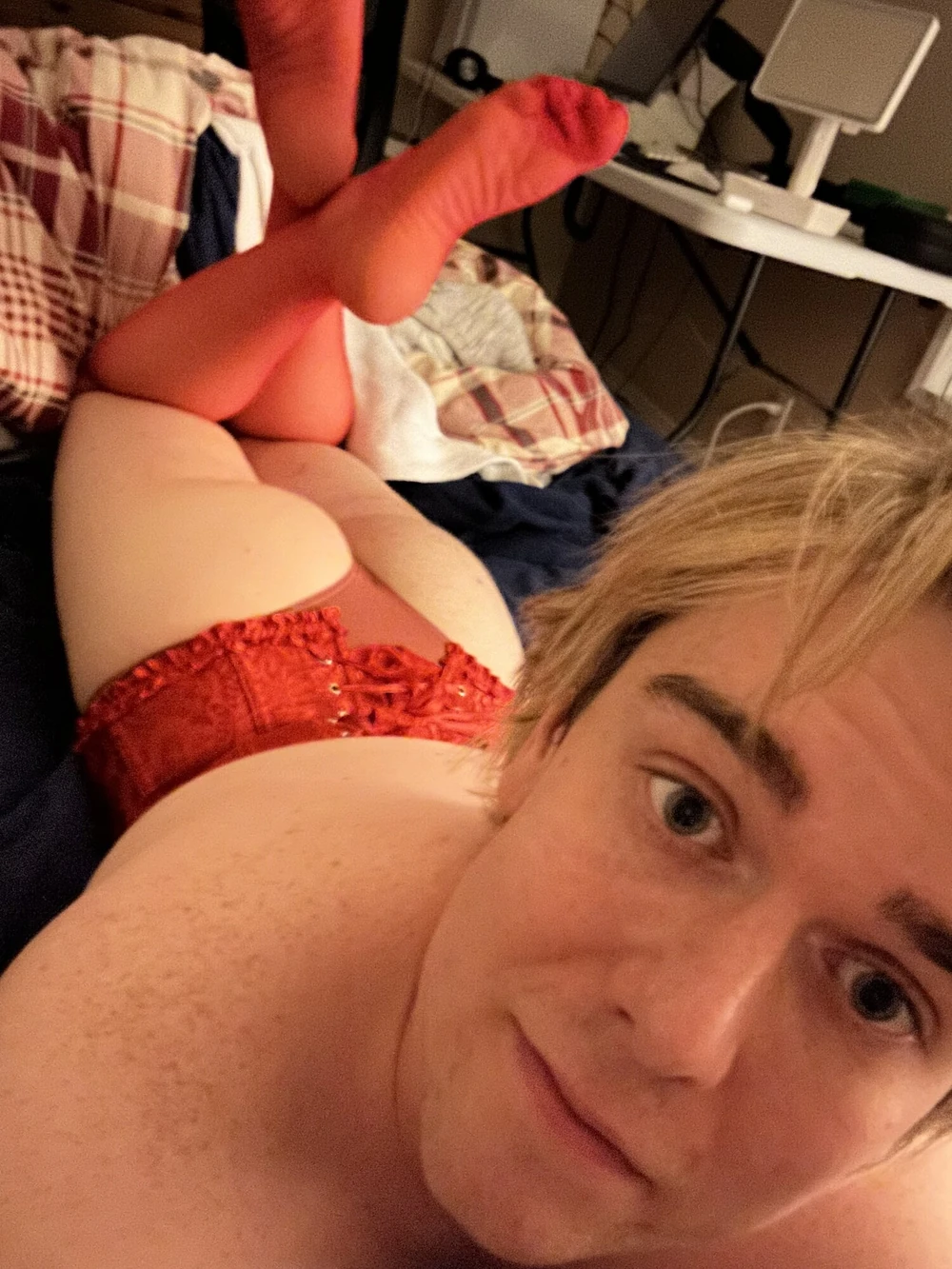 Boy in lingerie  #4