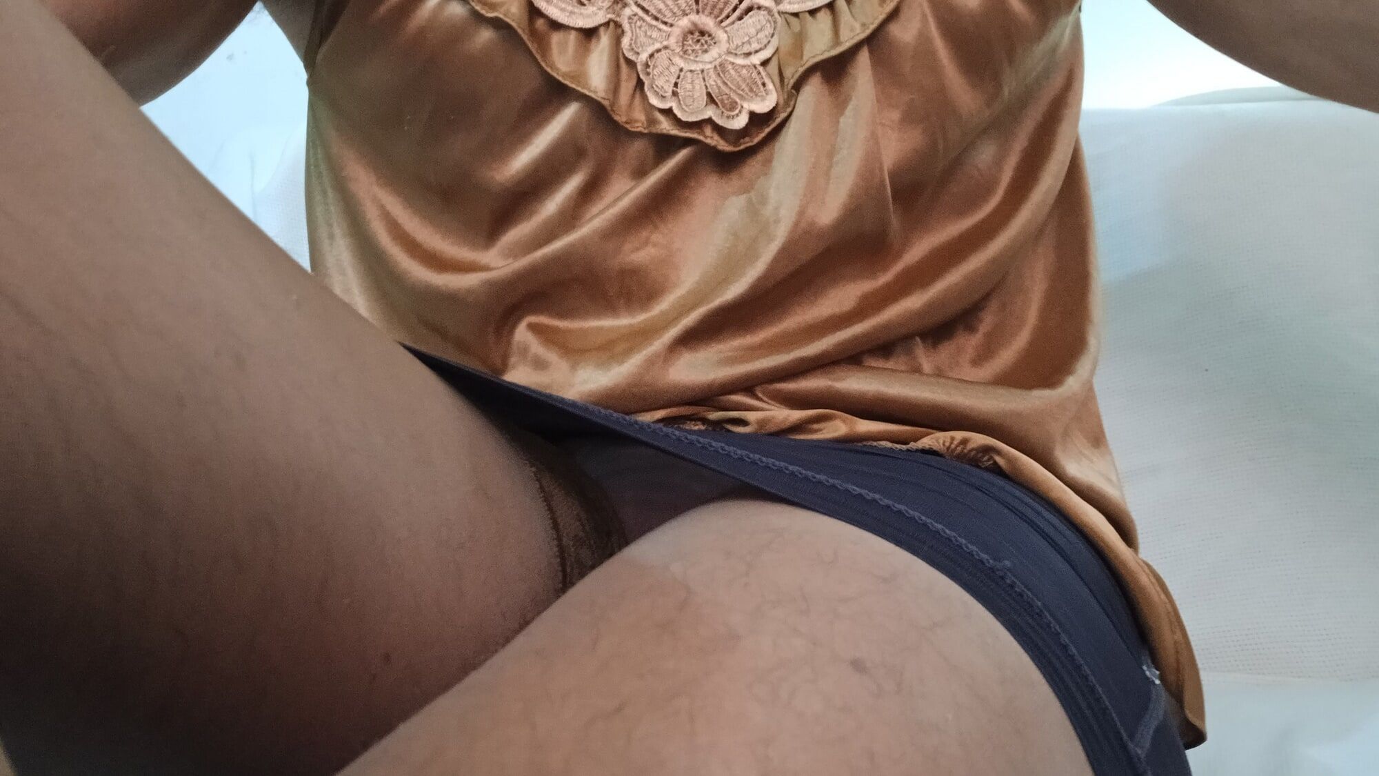 Sexy BROWN tight lingerie with a matching nightie  #38