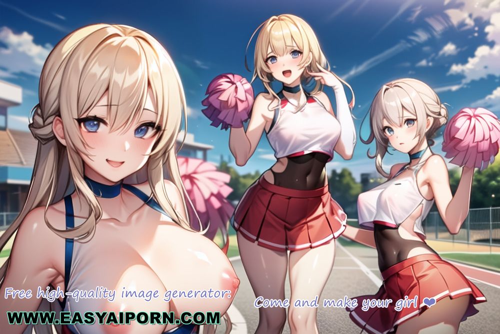 Hot Anime Cheerleader Motivating You Transparent Cloth #23