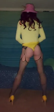 yellow lil fuck toy shorts         