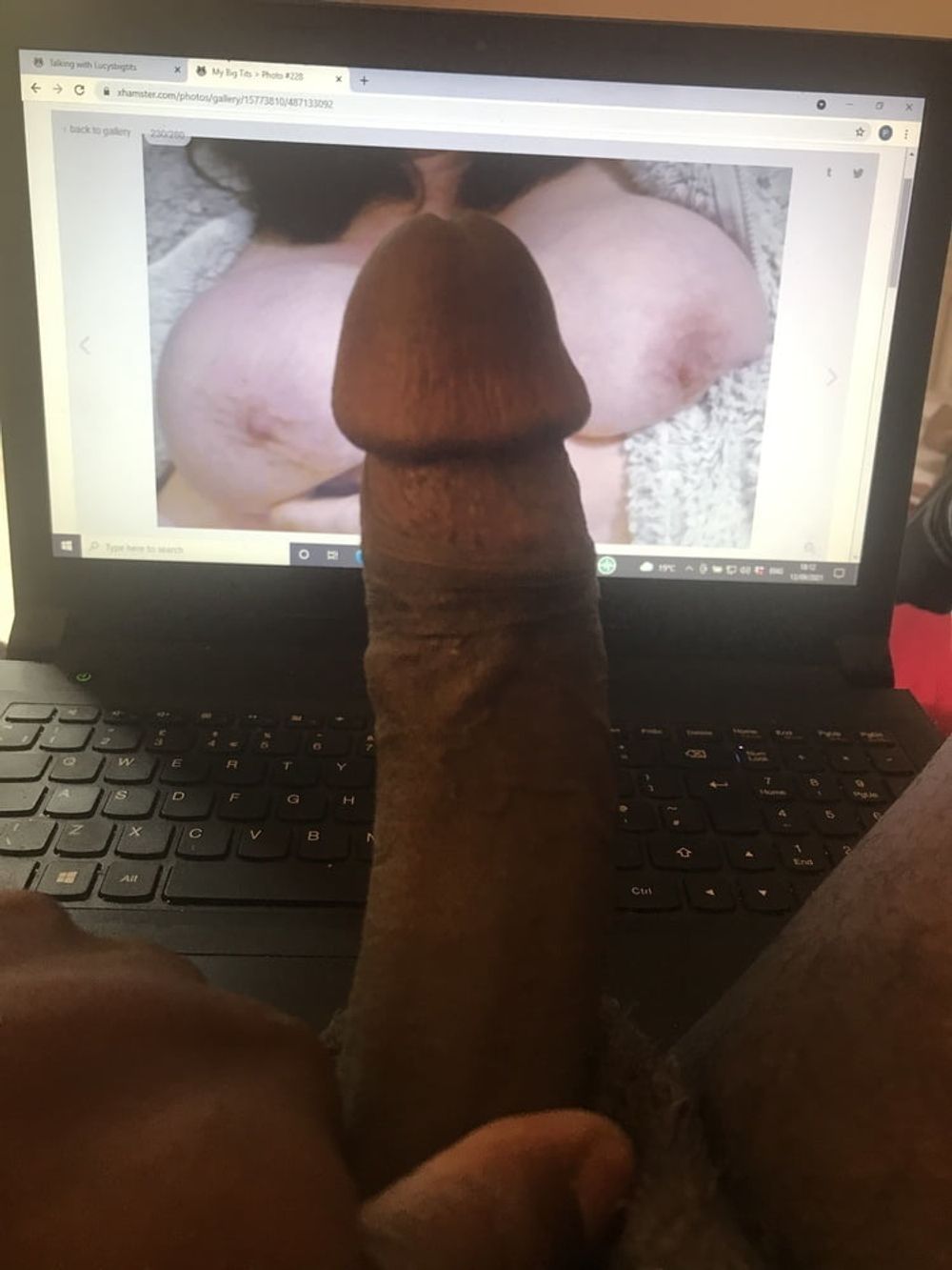 Cocks Wanking Over Me #5