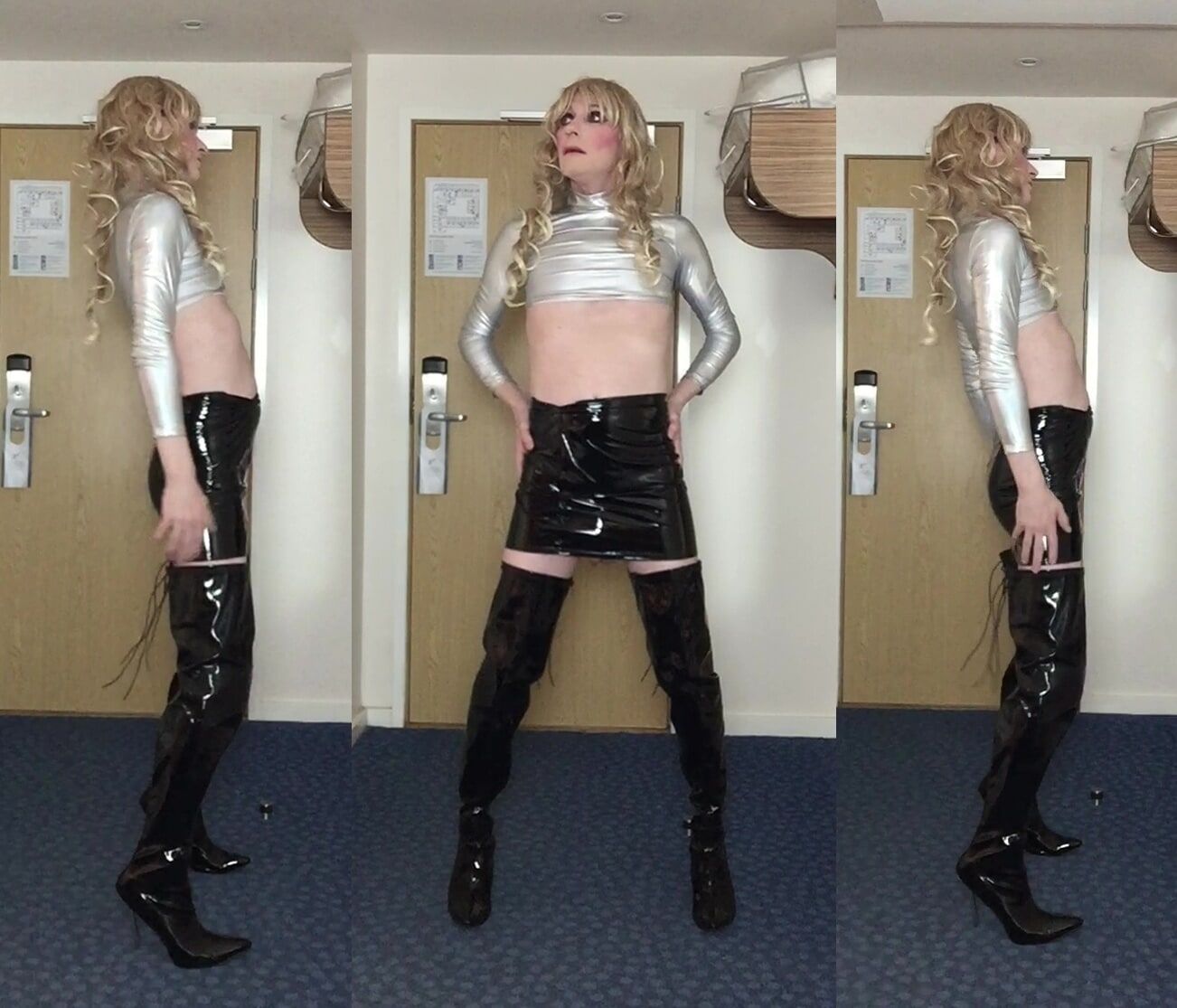 Sissy Silver and Black mix #33