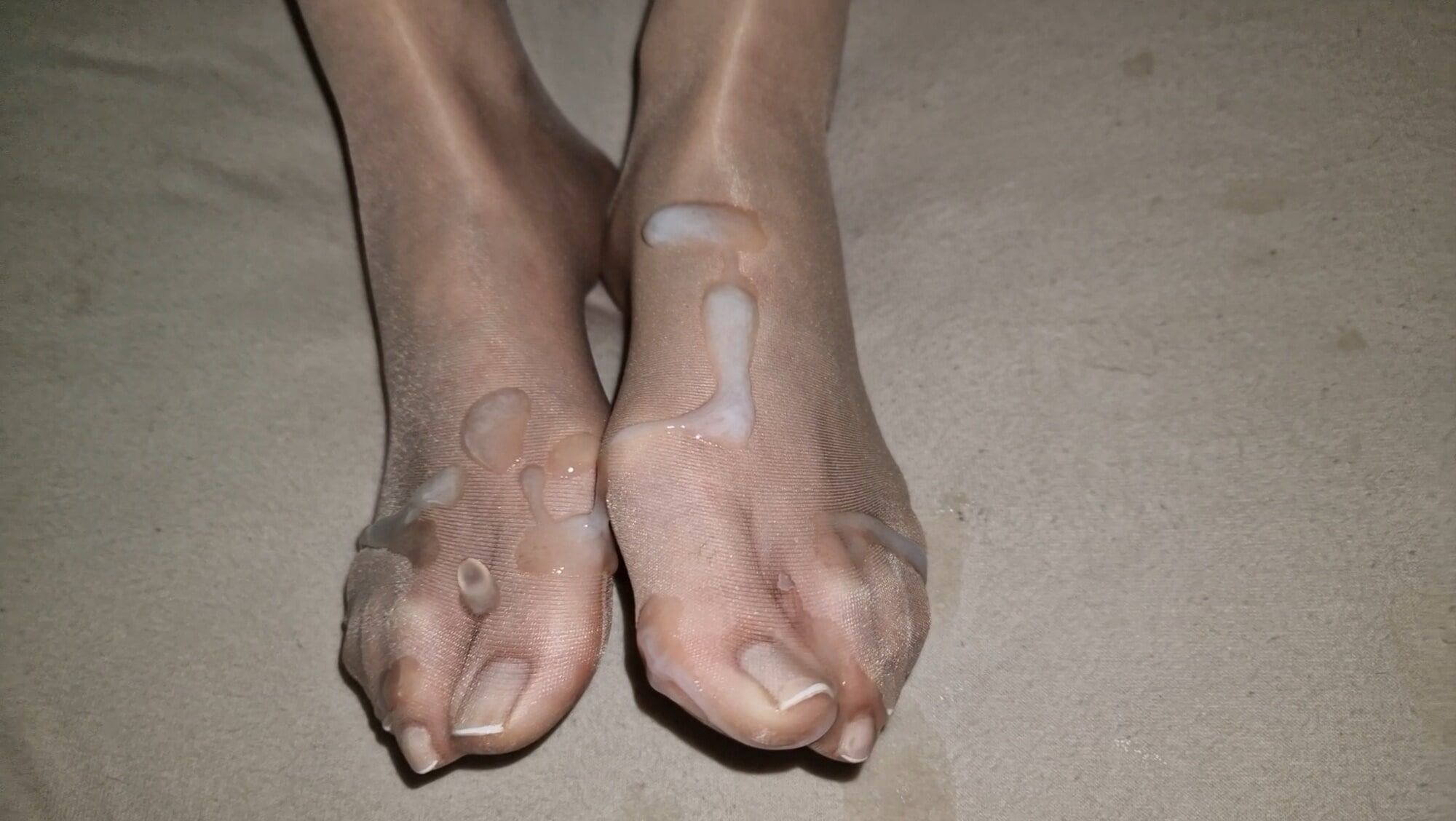 Semen on wife&#039;s feet all the time #55