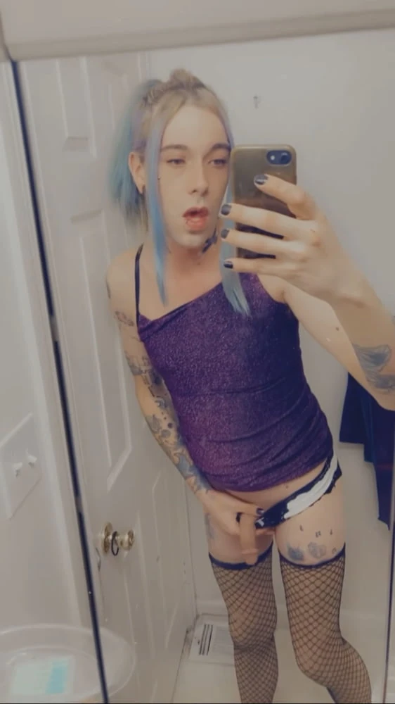 Hot Purple Minidress Slut #2
