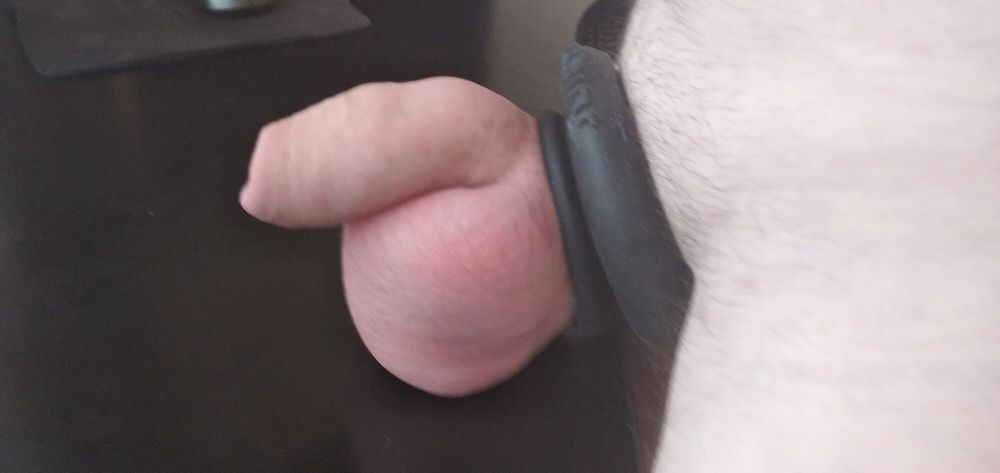 First Jar pumping session with Oxballs Juicy XL cockring #8